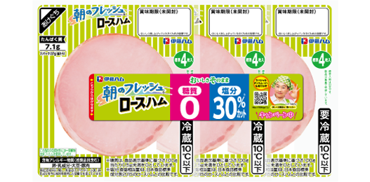 ロースハム 糖質0&塩分25%カット3連