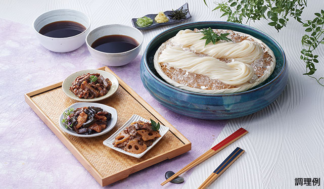 しぐれ煮とおうどんセット