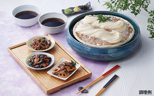 しぐれ煮とおうどんセット