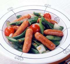 ポークウインナーと春野菜のイタリアンソテー