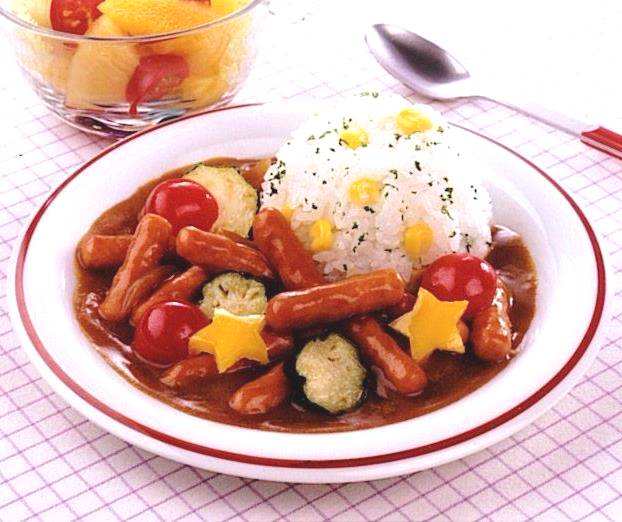 トマトのカラフルカレー