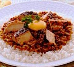チキンのドライカレー