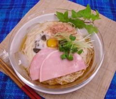 冷やしぶっかけとろろそうめん