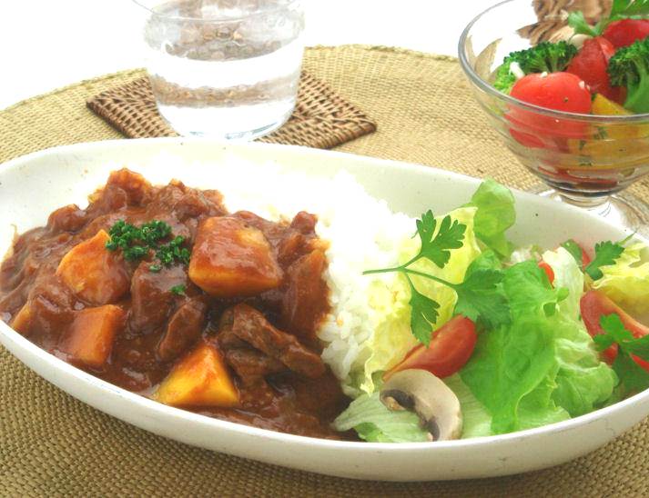トロピカルなマンゴーカレー