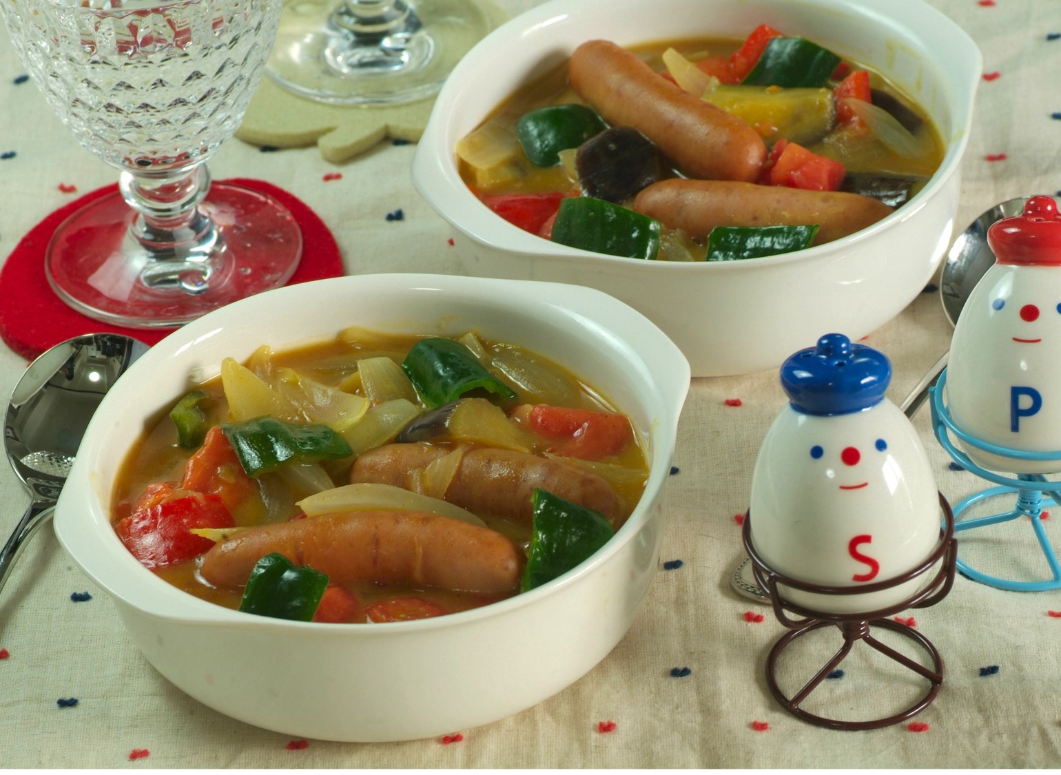 夏野菜のスタミナソーセージカレー