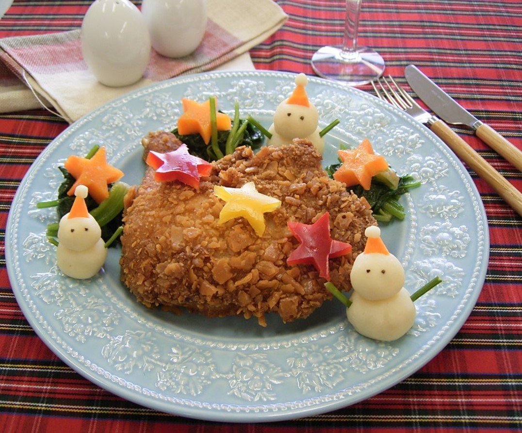 クリスマスクリスピーチキン