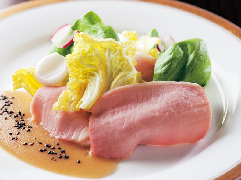 ロースハム白菜サラダ