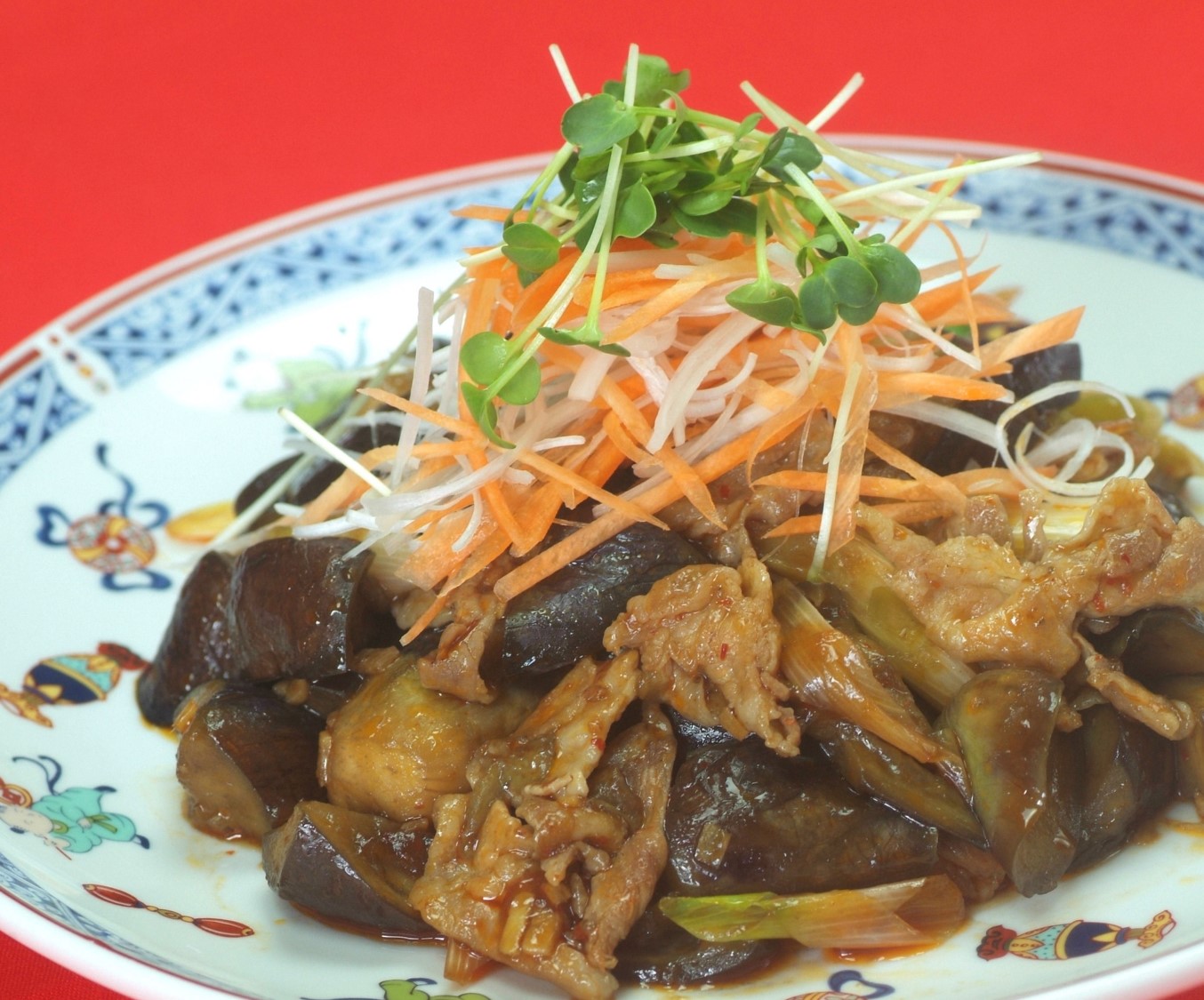 豚肉の麻婆なす風