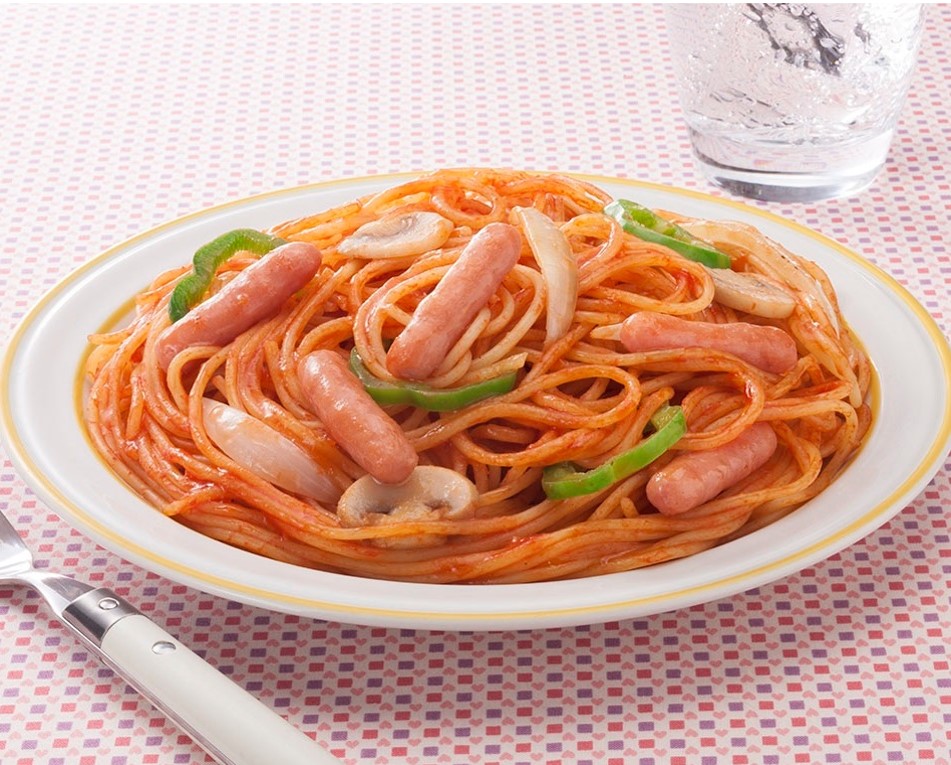 ポークビッツのナポリタン