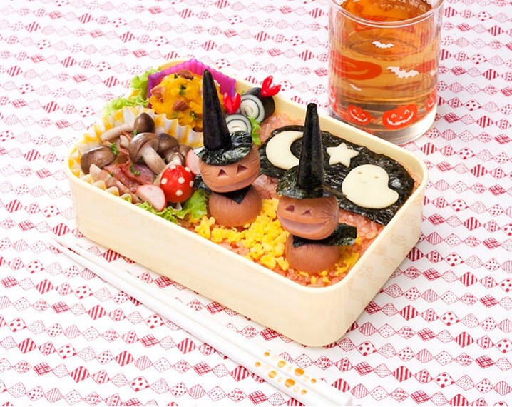 ジャックランタンのハロウィン弁当