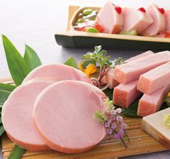 神戸ロースハム皿盛り＆ももハムの冷やし鉢ジュレ仕立て