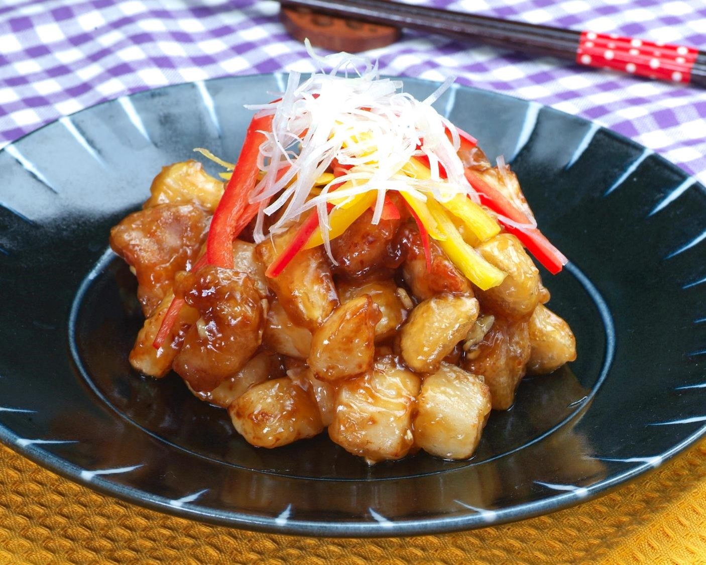 豚肉と長芋の酢豚