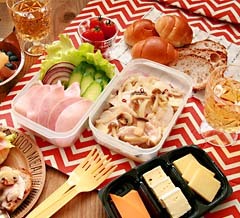 お手軽セルフサンド弁当