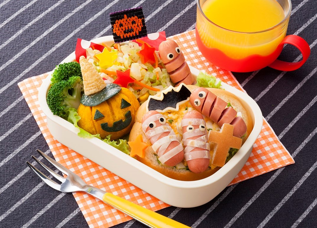 マジ旨ウインナーのハロウィン弁当