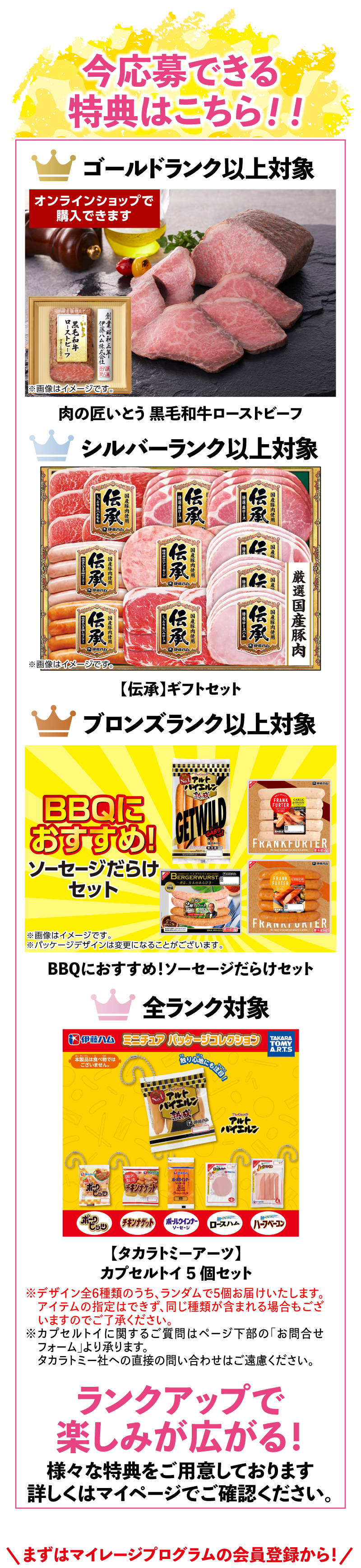 今応募できる特典はこちら!