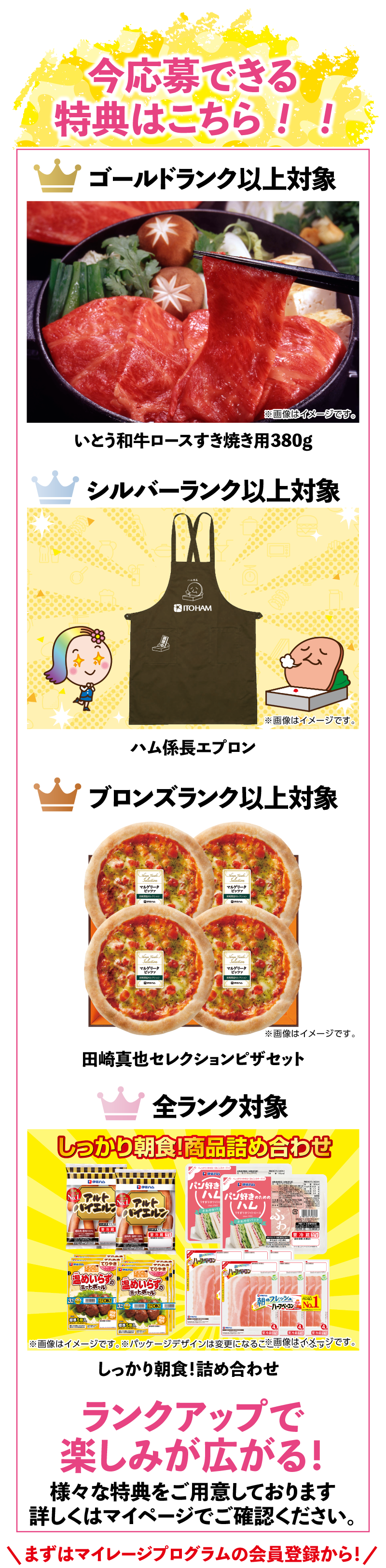 今応募できる特典はこちら！