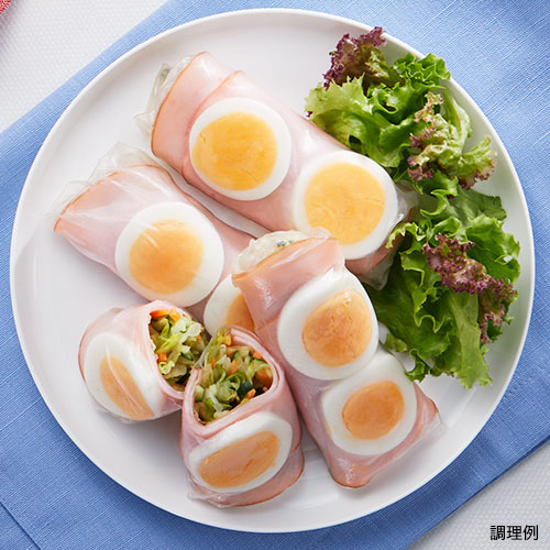 チキンハムとたまごの生春巻き